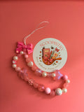 Pink Bow Phone Charm